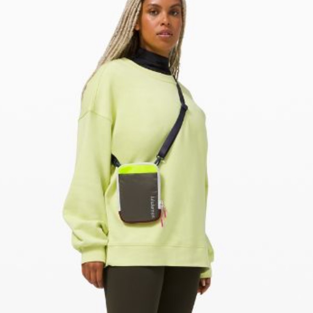 lululemon athletica Lime Green Crossbody Bag